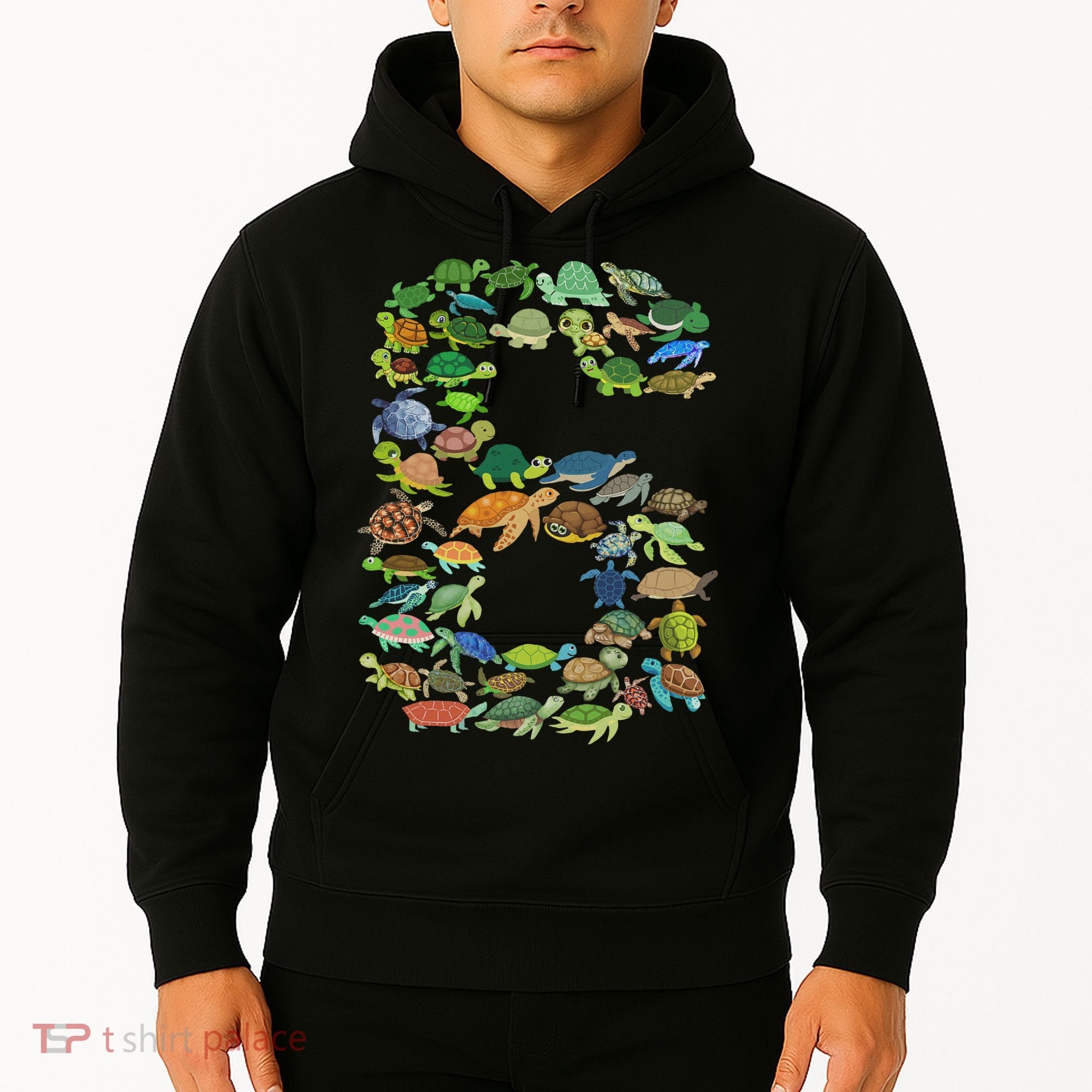 6th Birthday Sea Turtle Tortoise Themed 6 Year Old Hoodie