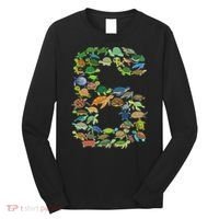 6th Birthday Sea Turtle Tortoise Themed 6 Year Old Long Sleeve Shirt thumb 0