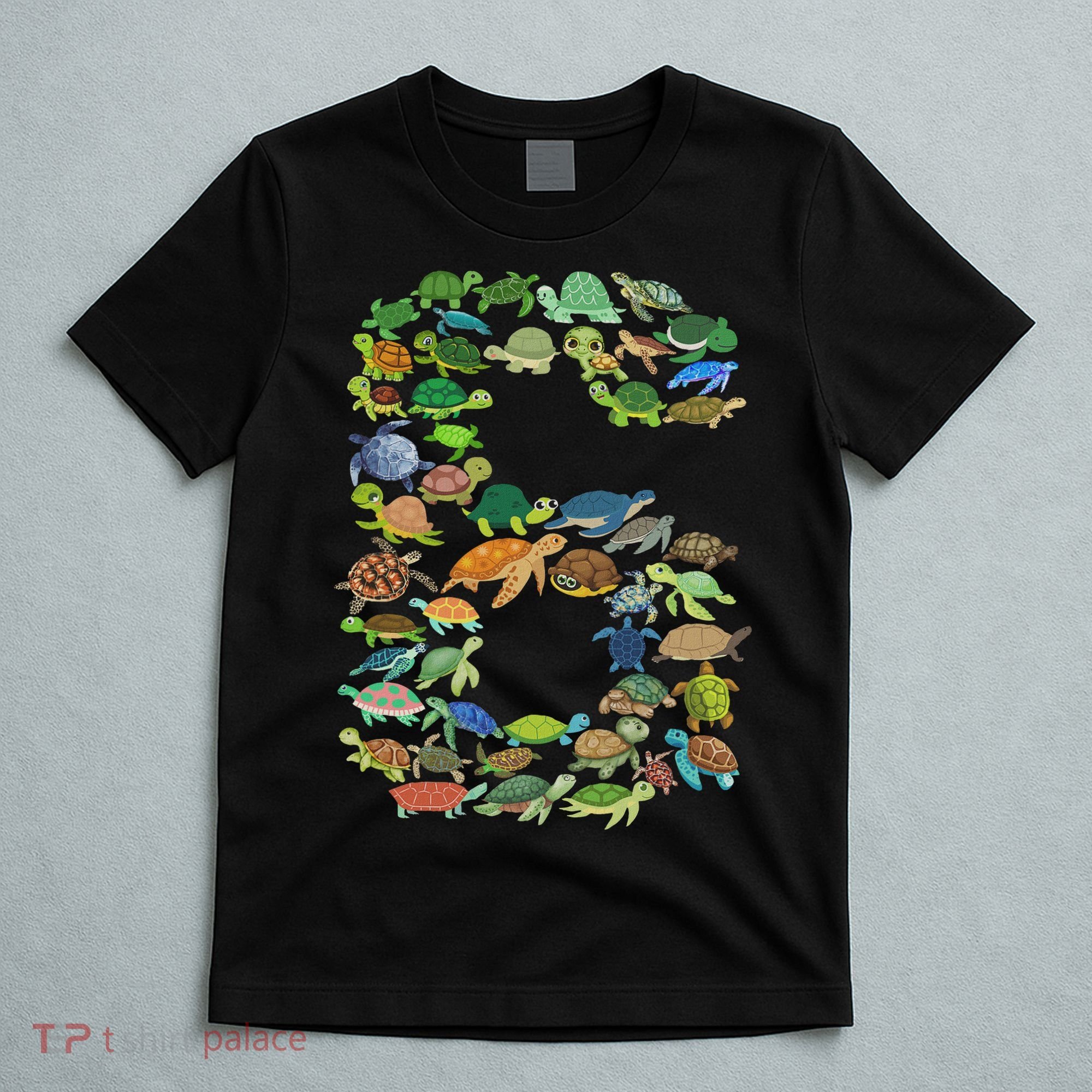 6th Birthday Sea Turtle Tortoise Themed 6 Year Old T-Shirt
