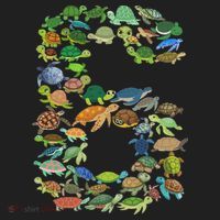 6th Birthday Sea Turtle Tortoise Themed 6 Year Old Beanie thumb 2