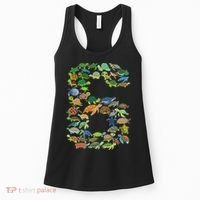 6th Birthday Sea Turtle Tortoise Themed 6 Year Old Women's Tank Top thumb 0