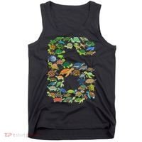 6th Birthday Sea Turtle Tortoise Themed 6 Year Old Tank Top thumb 0