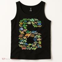 6th Birthday Sea Turtle Tortoise Themed 6 Year Old Tank Top thumb 2