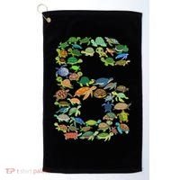 6th Birthday Sea Turtle Tortoise Themed 6 Year Old Golf Towel thumb 0
