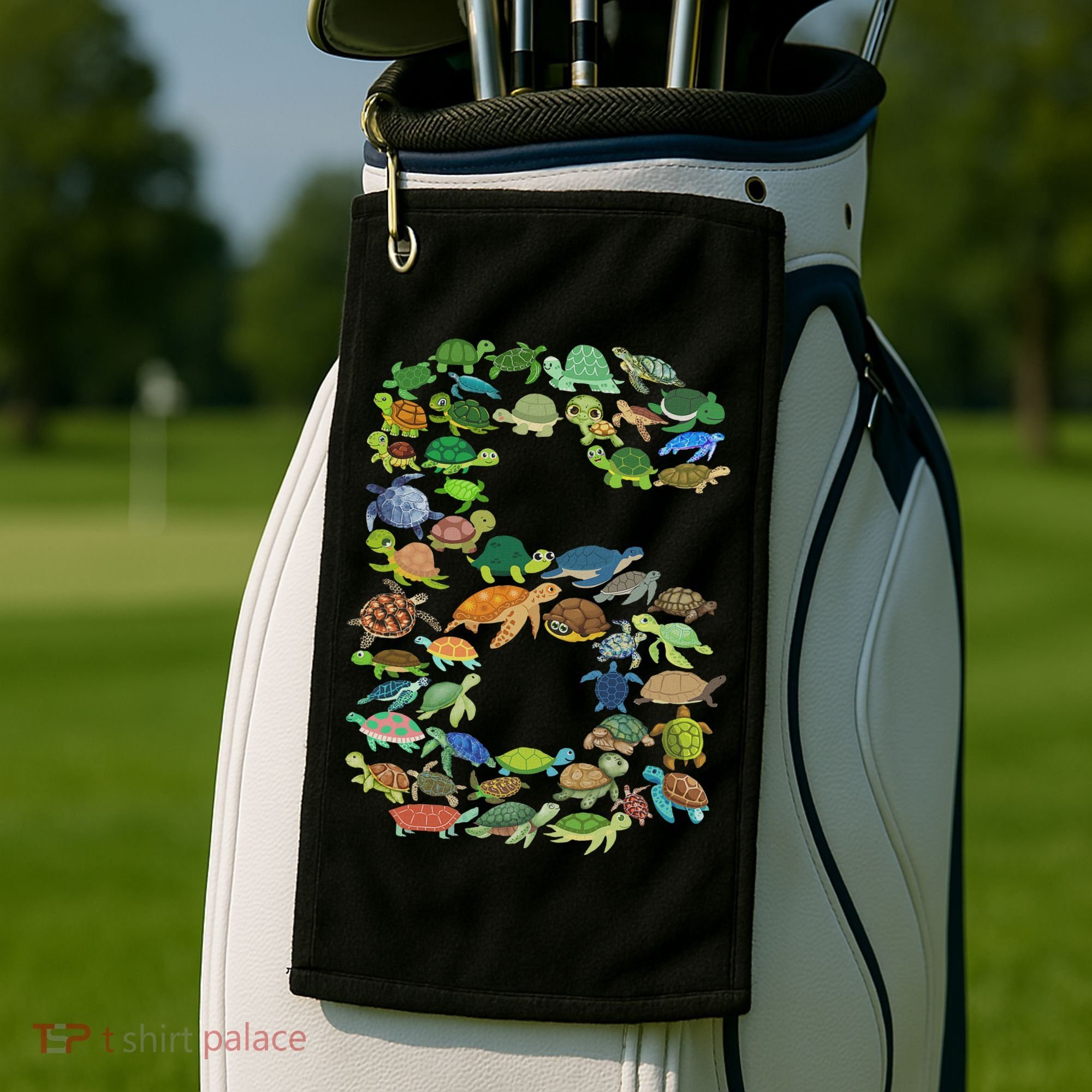 6th Birthday Sea Turtle Tortoise Themed 6 Year Old Golf Towel