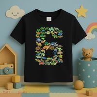 6th Birthday Sea Turtle Tortoise Themed 6 Year Old Toddler T-Shirt thumb 3