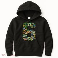 6th Birthday Sea Turtle Tortoise Themed 6 Year Old Kids Hoodie thumb 0