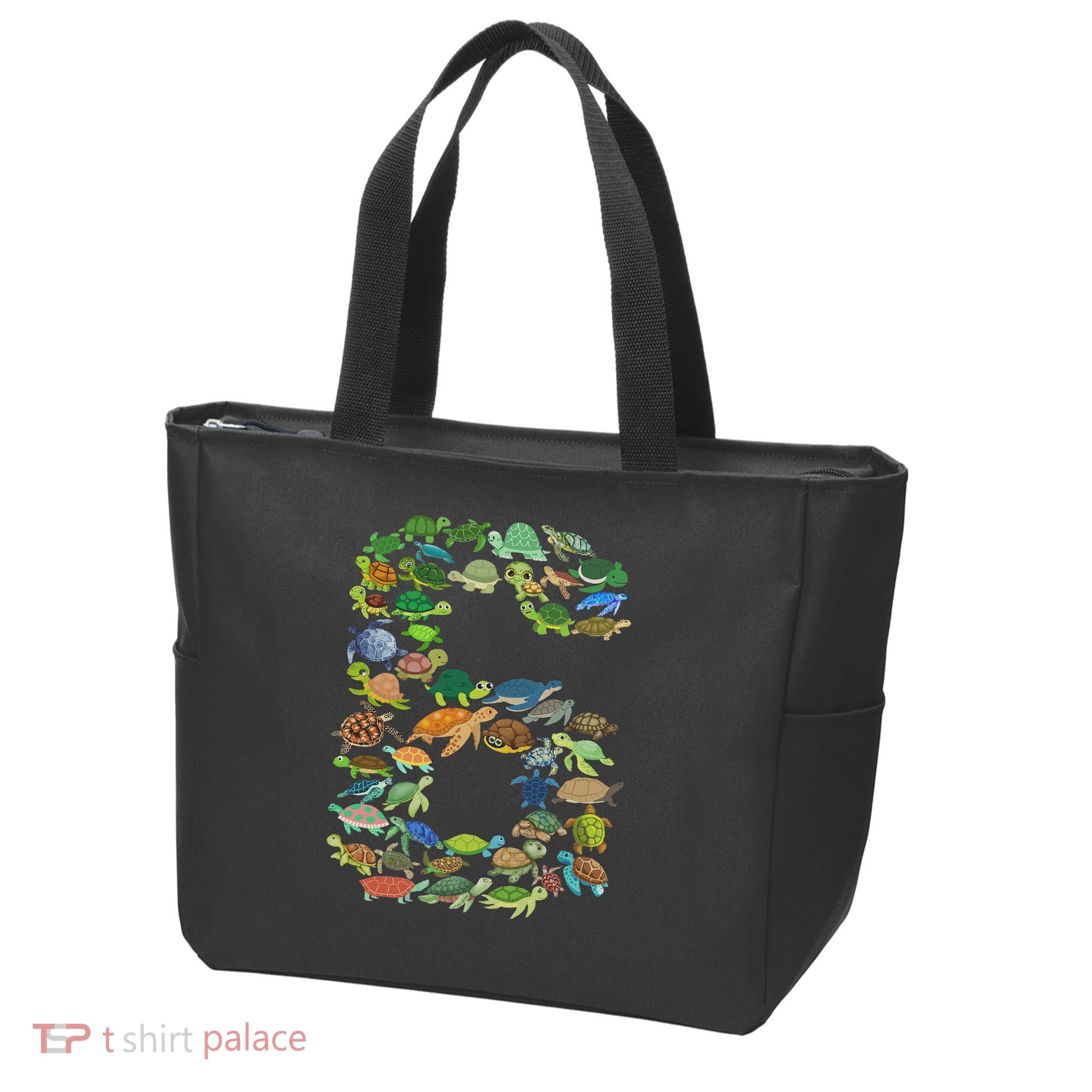 6th Birthday Sea Turtle Tortoise Themed 6 Year Old Tote Bag