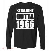 60th Birthday Straight Outta 1966 Comfort Colors Heavyweight Long Sleeve T-Shirt thumb 0