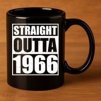 60th Birthday Straight Outta 1966 11oz C Handle Ceramic Mug thumb 3