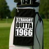 60th Birthday Straight Outta 1966 Golf Towel thumb 2