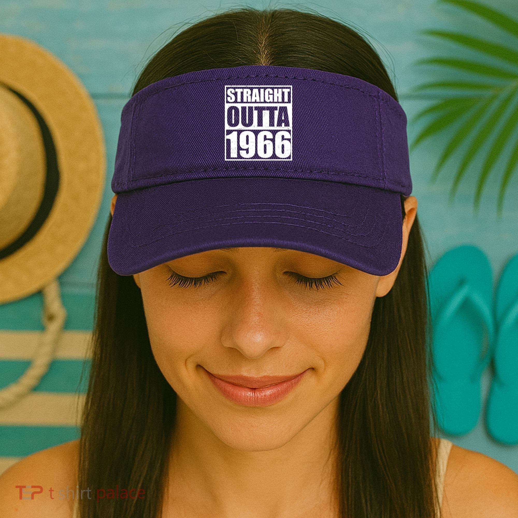 60th Birthday Straight Outta 1966 Visor