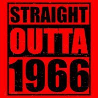 60th Birthday Straight Outta 1966 Santa Hat thumb 1