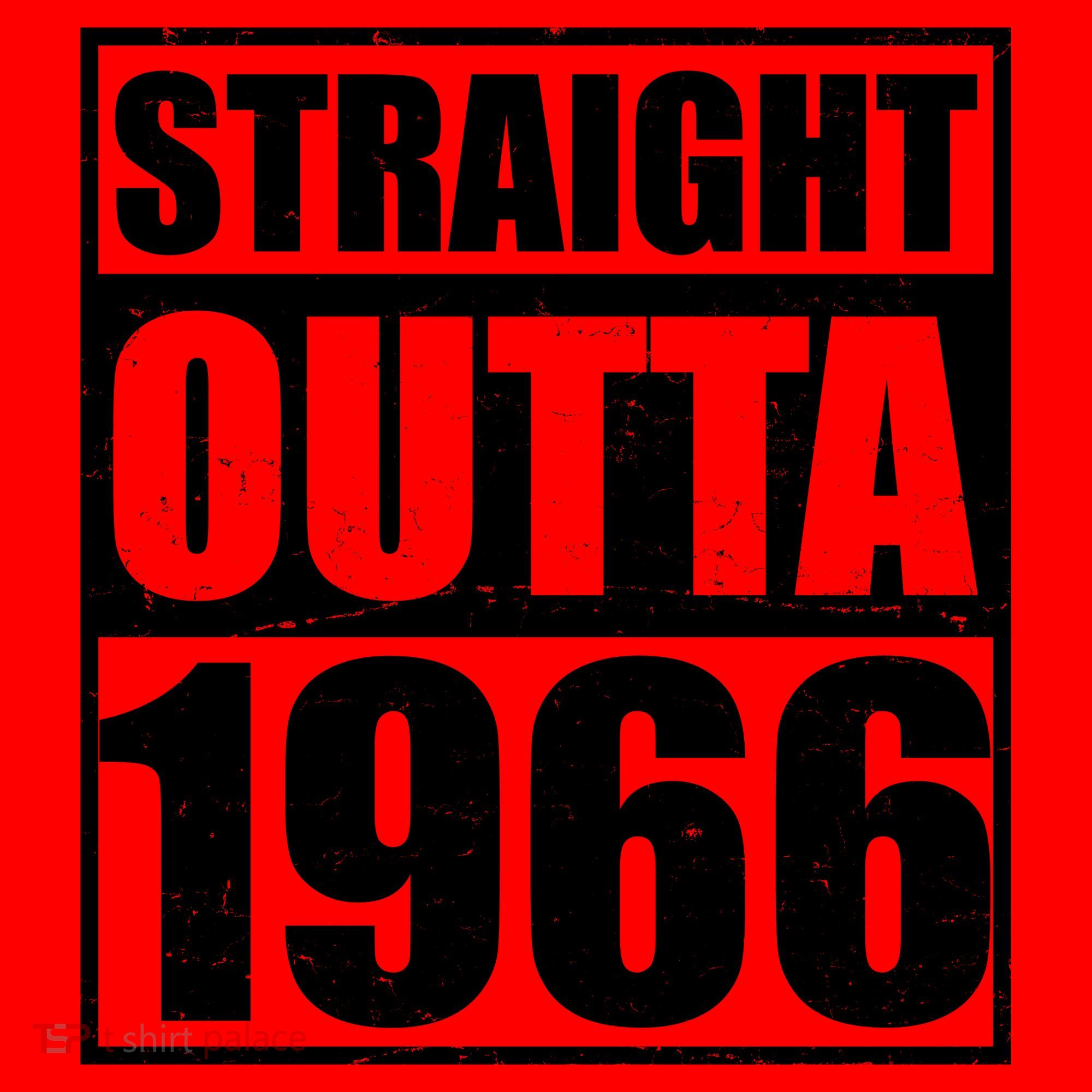 60th Birthday Straight Outta 1966 Santa Hat