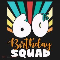 60th Birthday Squad 60 Years Old Doggie Tank thumb 4