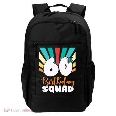 60th Birthday Squad 60 Years Old Backpack