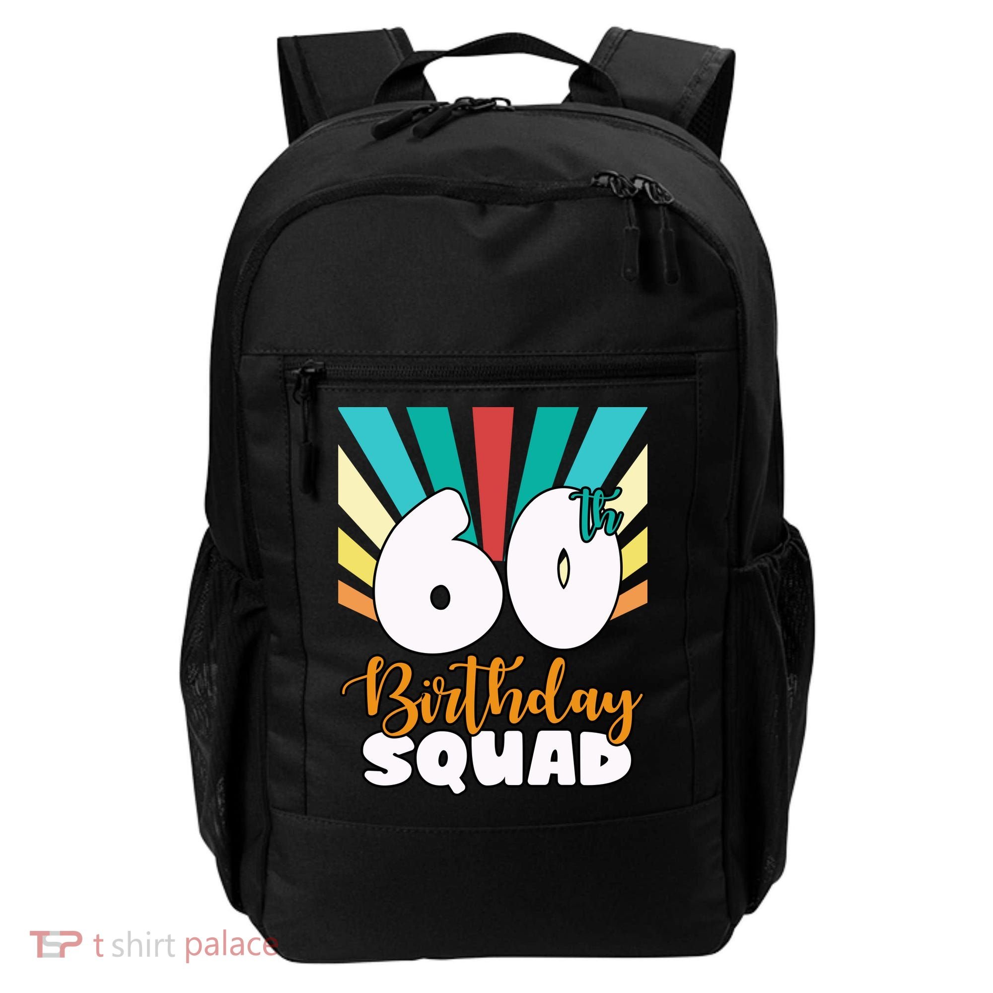 60th Birthday Squad 60 Years Old Backpack