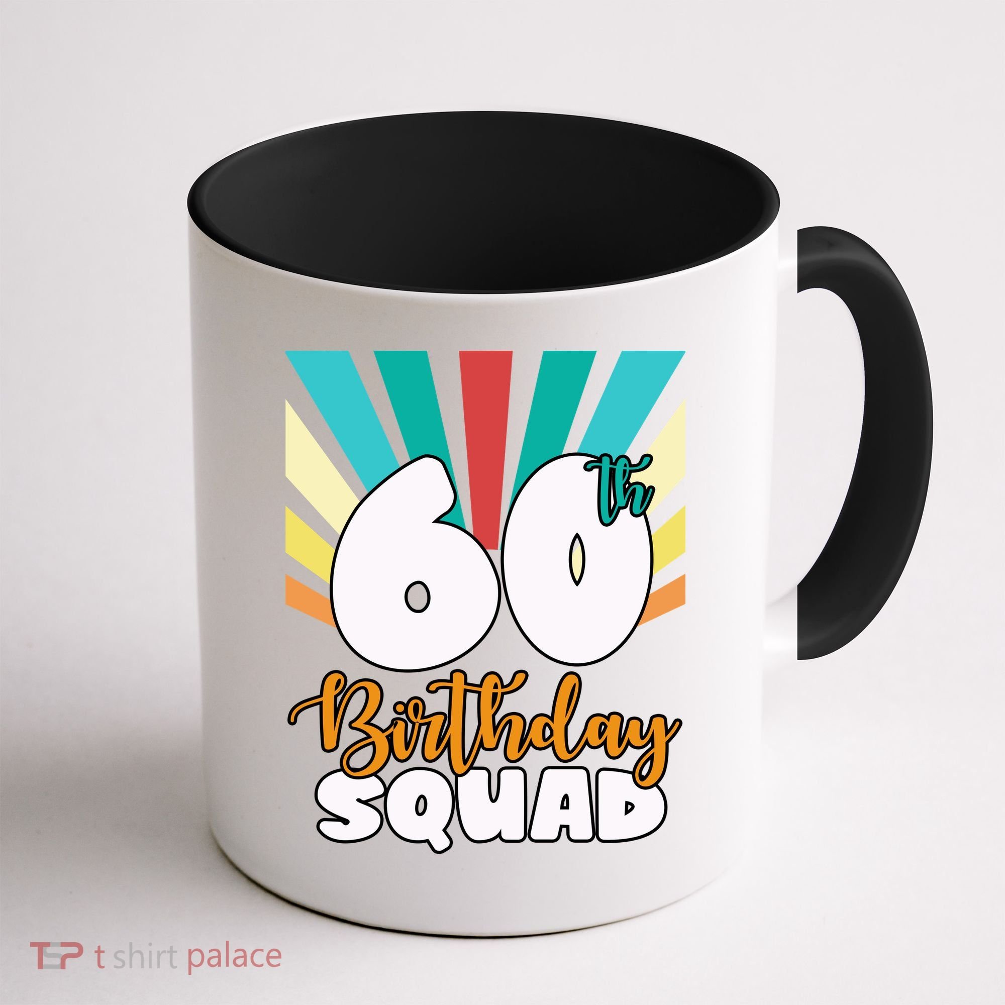 60th Birthday Squad 60 Years Old Coffee Mug