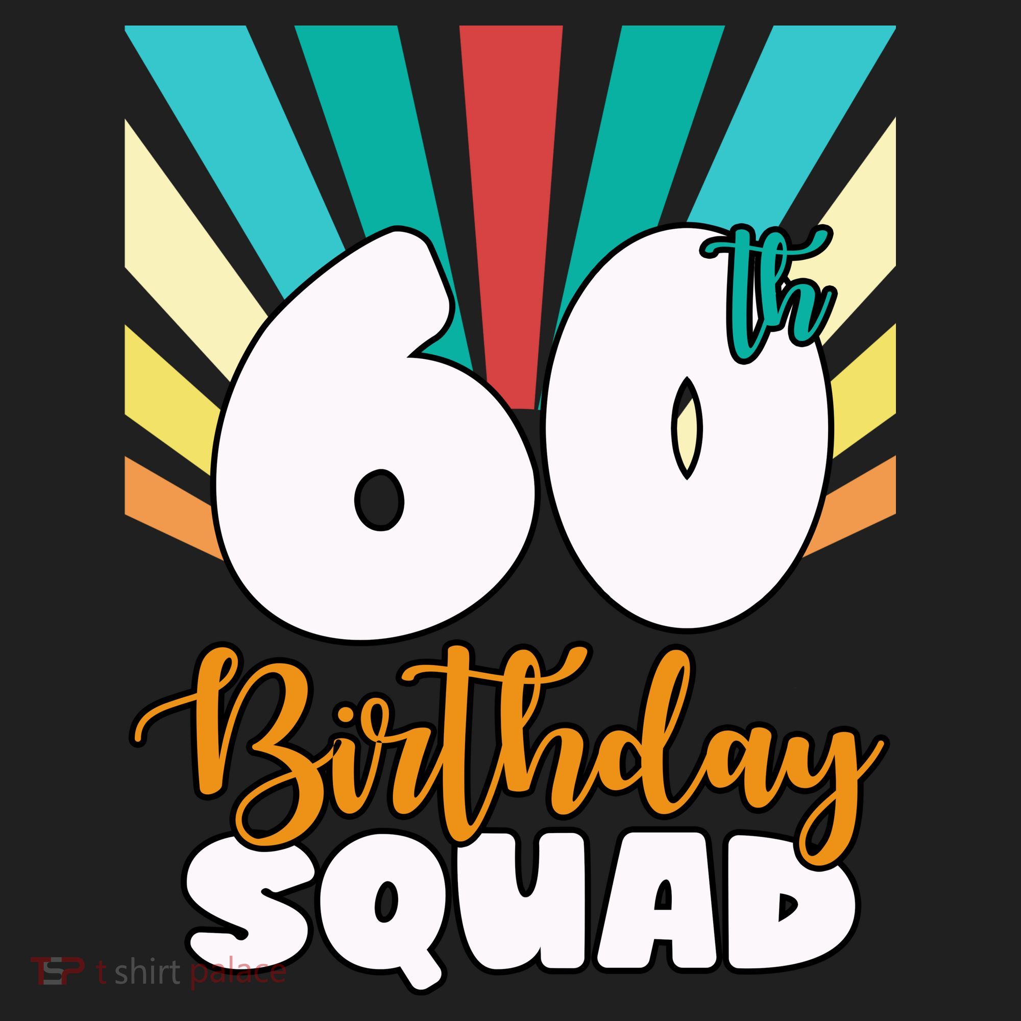 60th Birthday Squad 60 Years Old Beanie