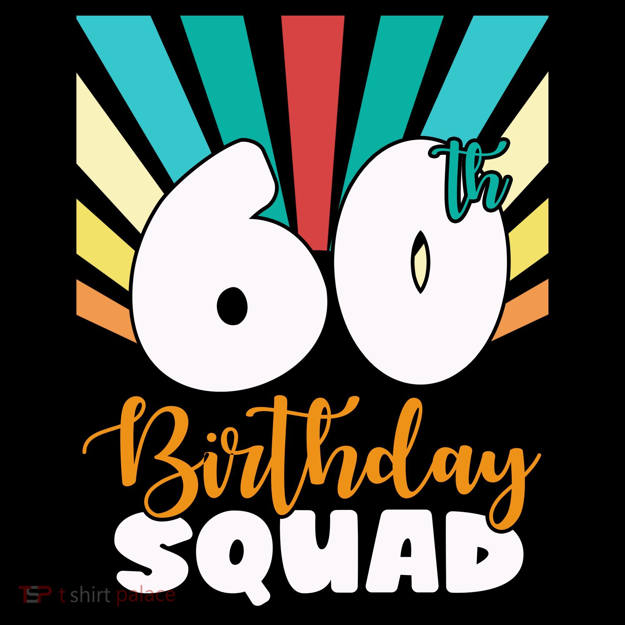 60th Birthday Squad 60 Years Old Polo