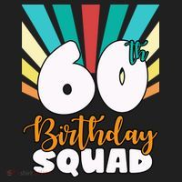60th Birthday Squad 60 Years Old Tumbler thumb 3