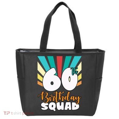 60th Birthday Squad 60 Years Old Tote Bag