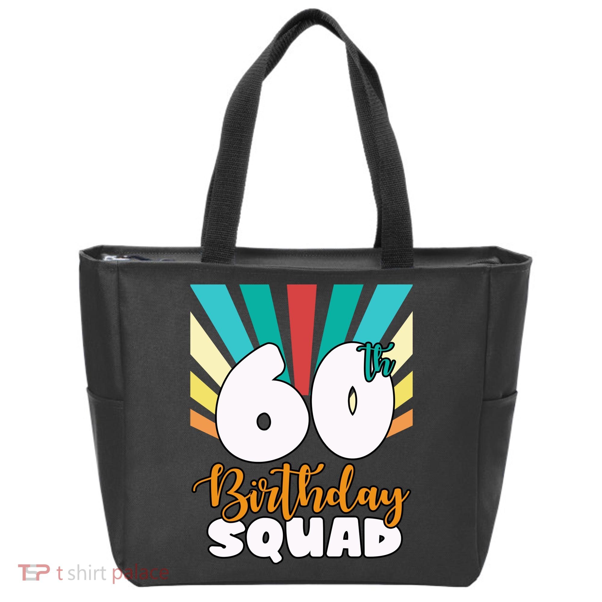 60th Birthday Squad 60 Years Old Tote Bag