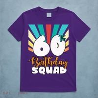 60th Birthday Squad 60 Years Old T-Shirt thumb 5