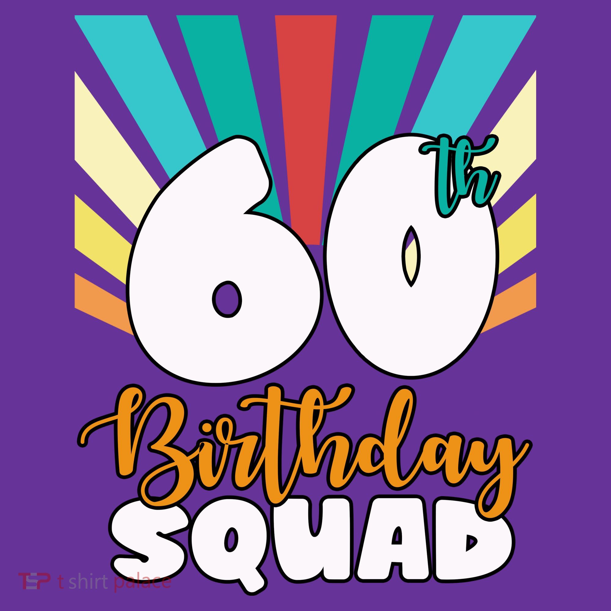 60th Birthday Squad 60 Years Old Mousepad