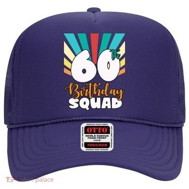 60th Birthday Squad 60 Years Old Hat