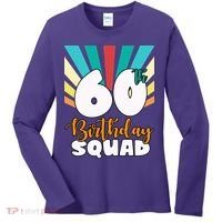 60th Birthday Squad 60 Years Old Women's Long Sleeve Shirt thumb 0