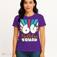 60th Birthday Squad 60 Years Old Women's T-Shirt thumb 4