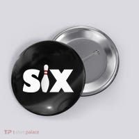 6th Birthday Six 6 Years Old Bowling Party 2013 Birthday Button thumb 0