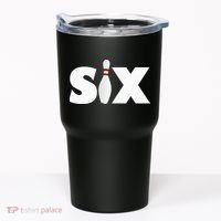 6th Birthday Six 6 Years Old Bowling Party 2013 Birthday Tumbler thumb 0