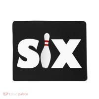 6th Birthday Six 6 Years Old Bowling Party 2013 Birthday Mousepad thumb 0