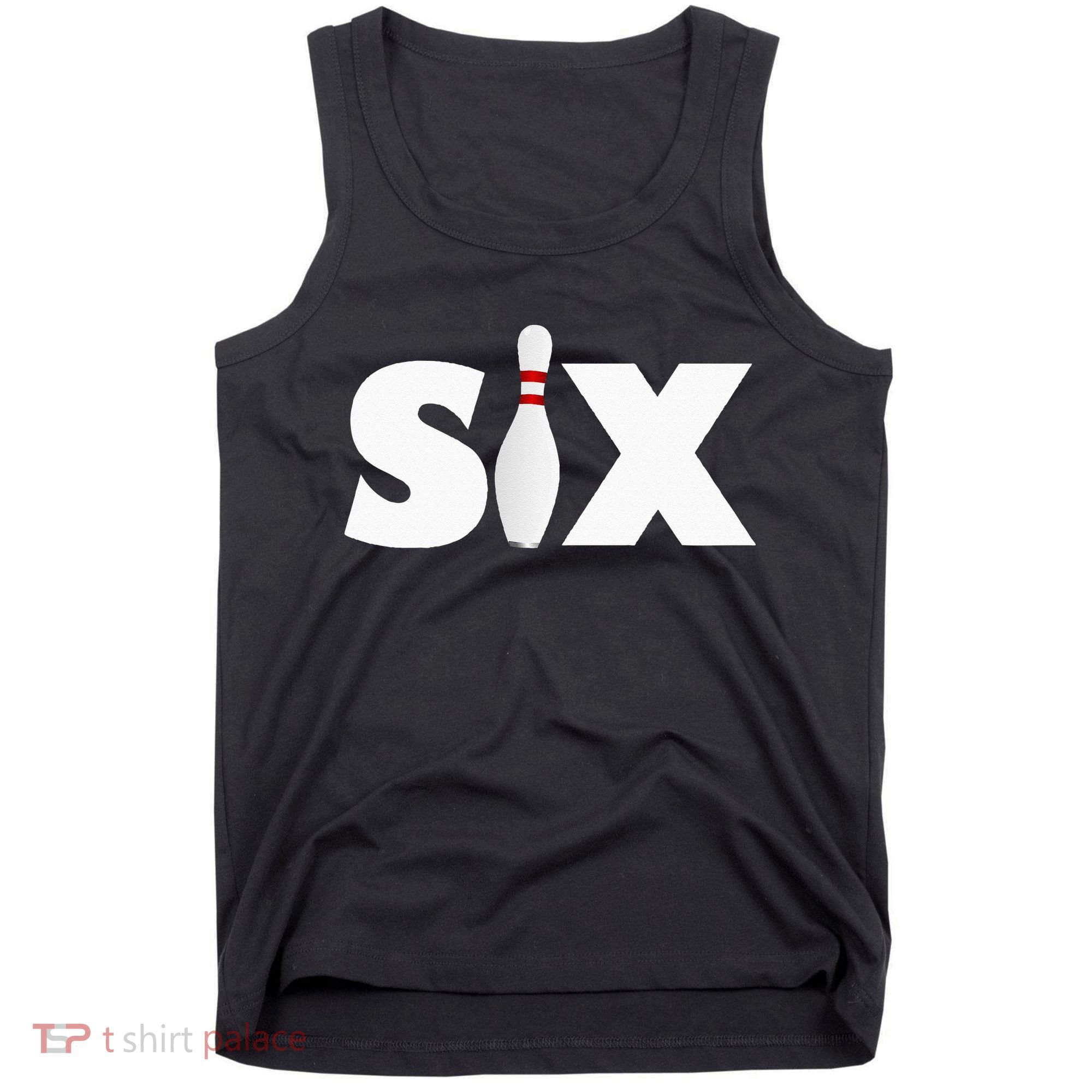 6th Birthday Six 6 Years Old Bowling Party 2013 Birthday Tank Top