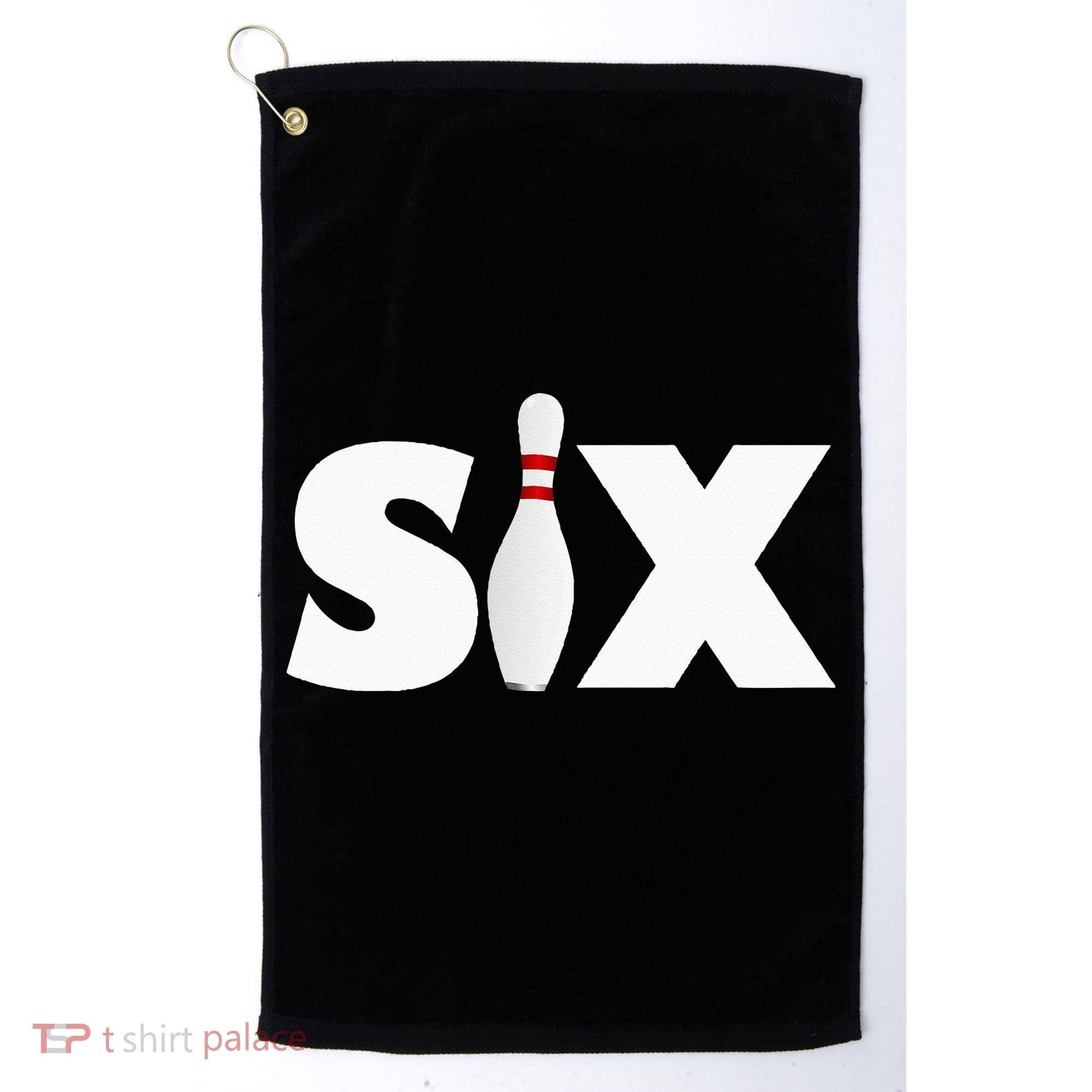 6th Birthday Six 6 Years Old Bowling Party 2013 Birthday Golf Towel