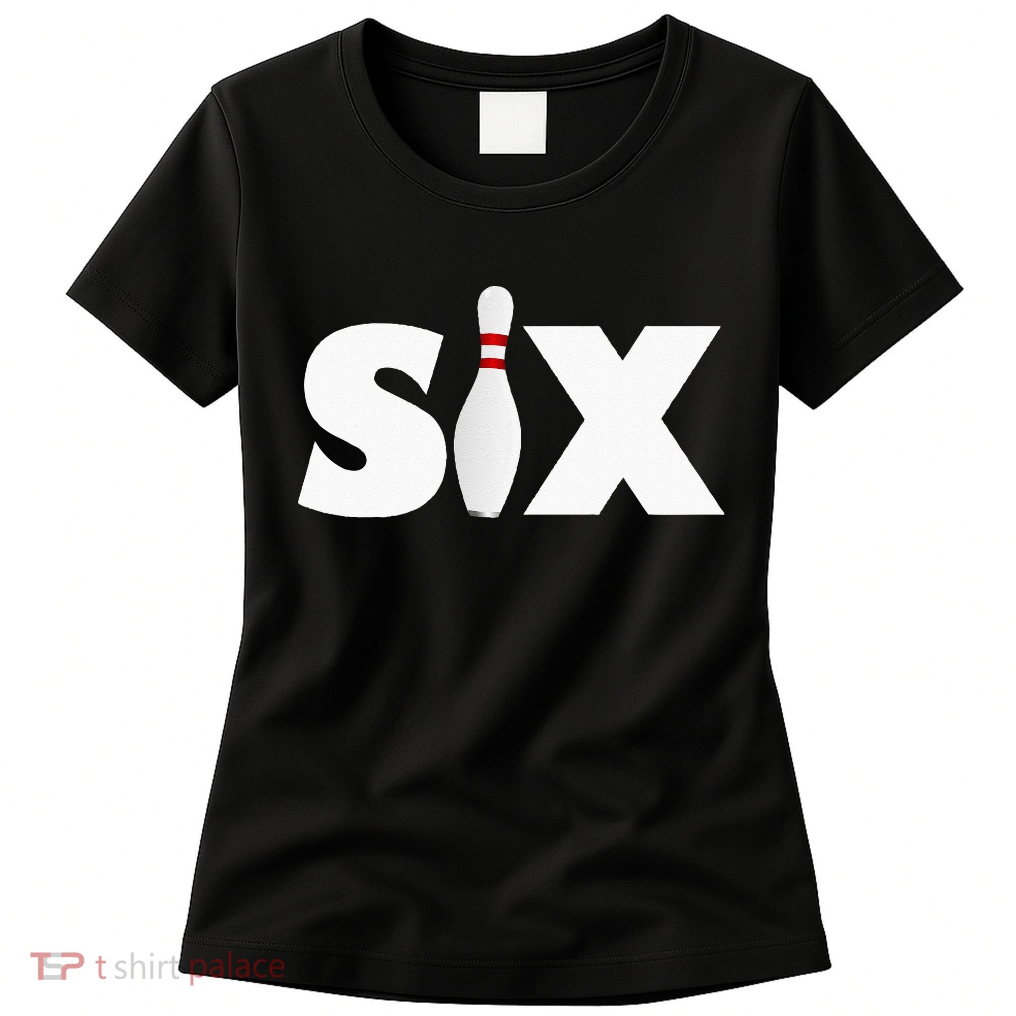 6th Birthday Six 6 Years Old Bowling Party 2013 Birthday Women's T-Shirt