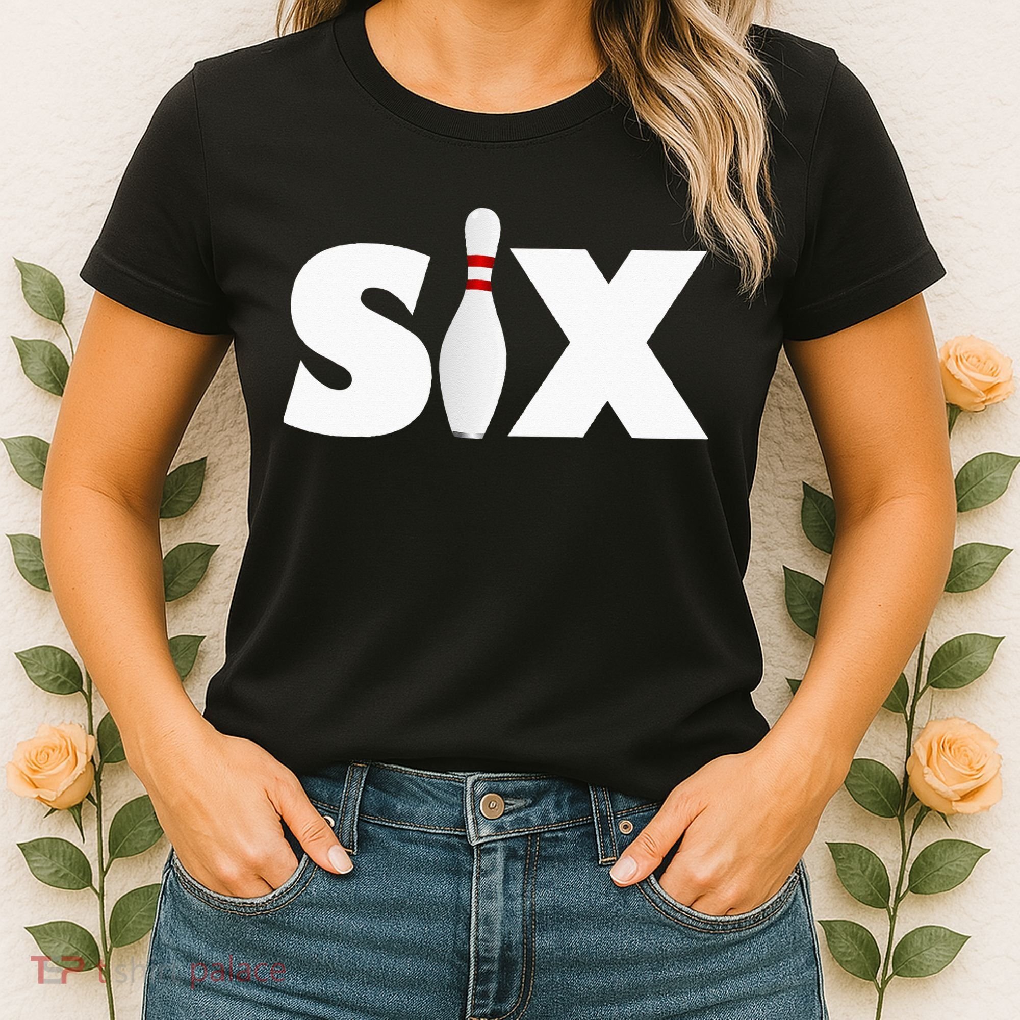 6th Birthday Six 6 Years Old Bowling Party 2013 Birthday Women's T-Shirt