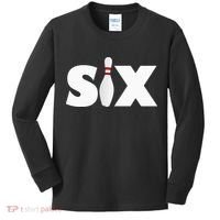 6th Birthday Six 6 Years Old Bowling Party 2013 Birthday Kids Long Sleeve Shirt thumb 0