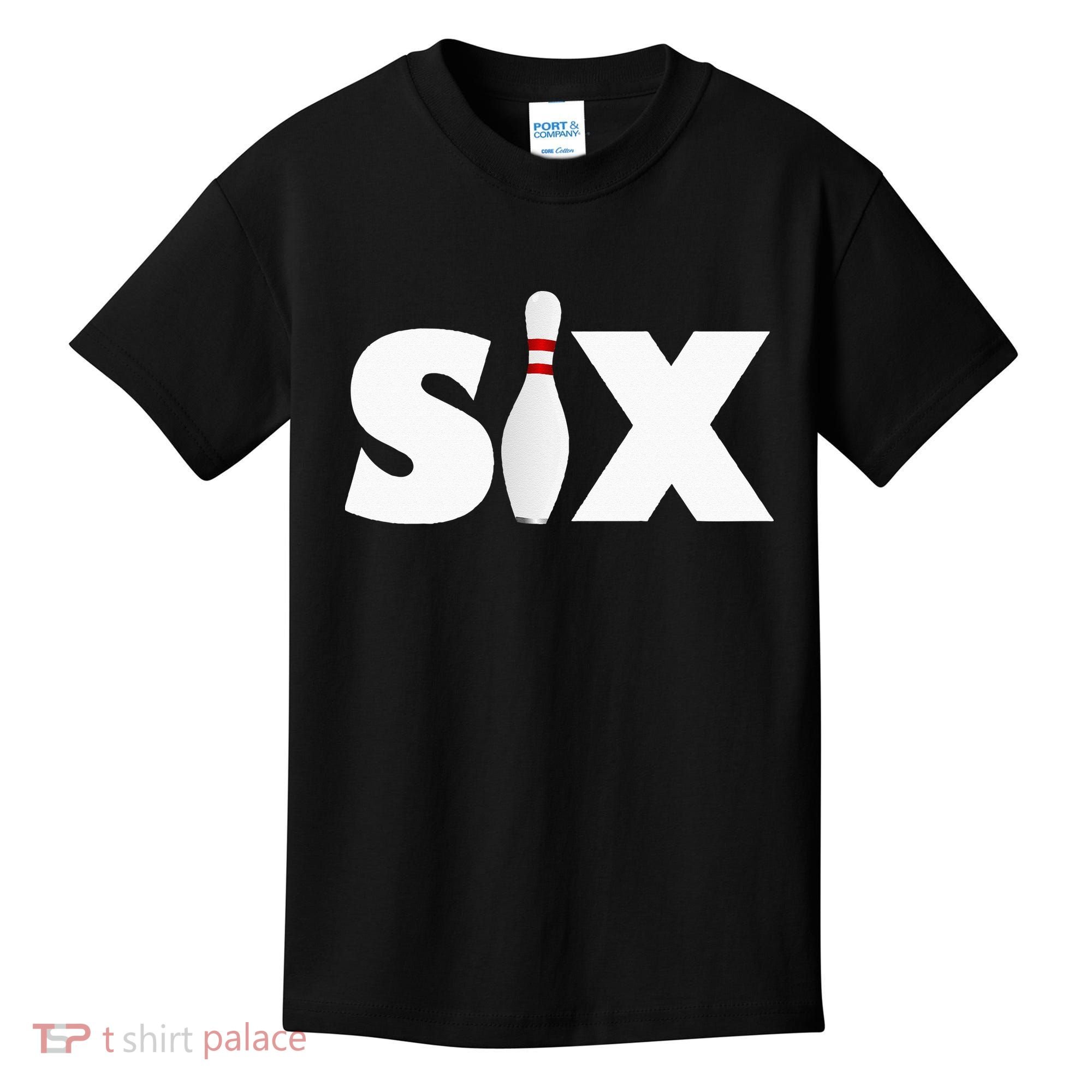 6th Birthday Six 6 Years Old Bowling Party 2013 Birthday Kids T-Shirt