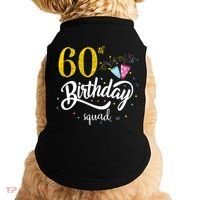 60th Birthday Squad 60 Party Crew Group Friends BDay Gift Doggie Tank thumb 0