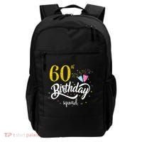 60th Birthday Squad 60 Party Crew Group Friends BDay Gift Backpack thumb 0