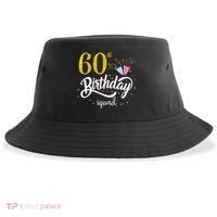 60th Birthday Squad 60 Party Crew Group Friends BDay Gift Sustainable Bucket Hat thumb 0