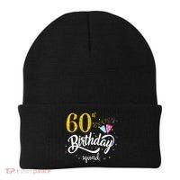 60th Birthday Squad 60 Party Crew Group Friends BDay Gift Beanie thumb 0