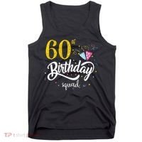 60th Birthday Squad 60 Party Crew Group Friends BDay Gift Tank Top thumb 0