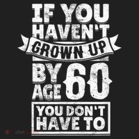 60th Birthday Saying - Hilarious Age 60 Grow Up Fun Gag Gift Beanie thumb 2