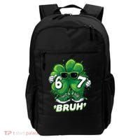 67 Bruh St. Patrick's Day Funny 6-7 Meme Six Seven Backpack thumb 0