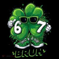 67 Bruh St. Patrick's Day Funny 6-7 Meme Six Seven Coffee Mug thumb 5