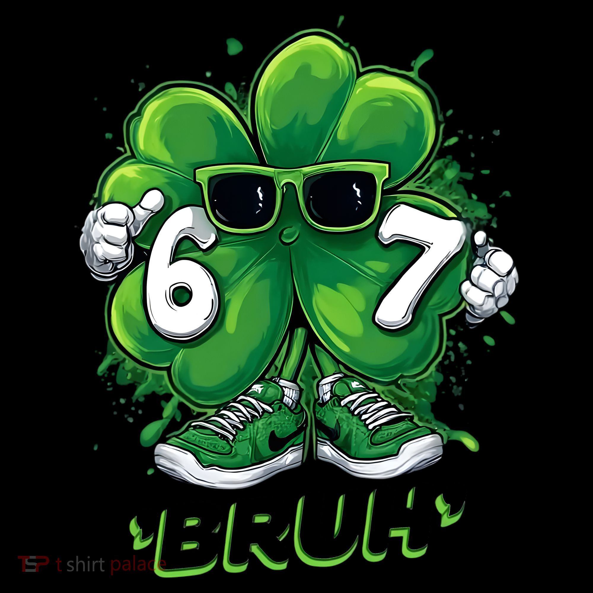 67 Bruh St. Patrick's Day Funny 6-7 Meme Six Seven Coffee Mug